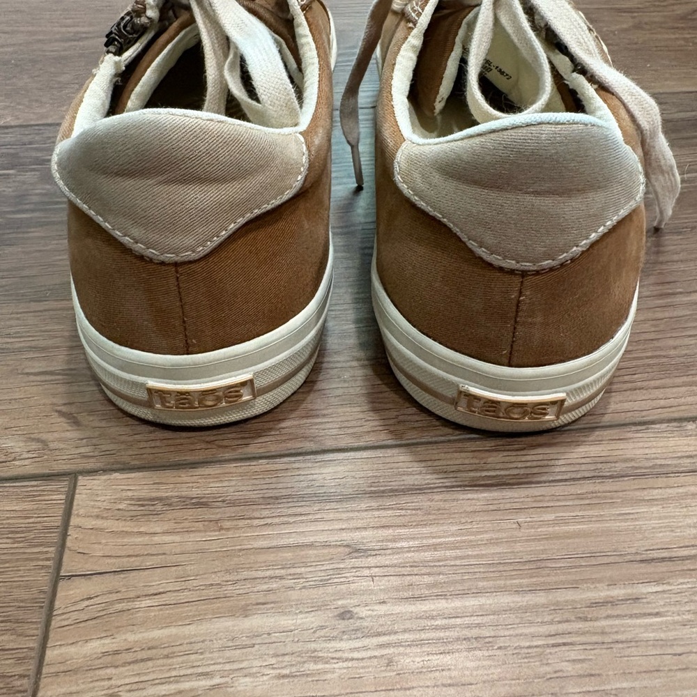 Taos Footwear Brown and Cream Sneakers